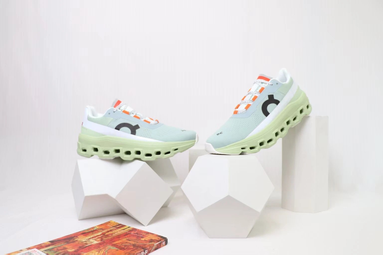On Cloudmonster 2 Lime Beige Running Shoes - 22