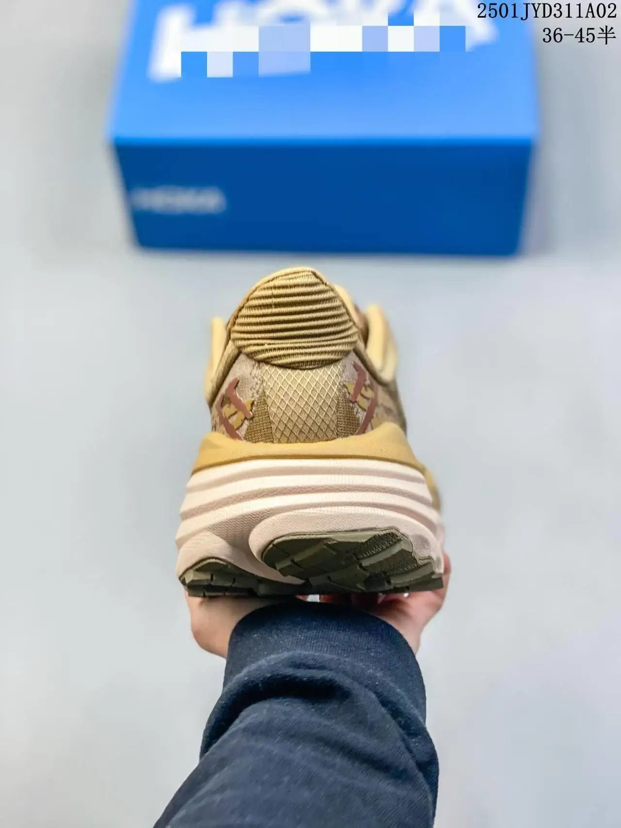 Hoka Speedgoat 5 Camo Beige Running Shoes - 9