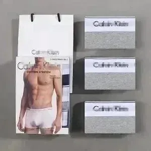 Calvin Klein Cotton Stretch Boxer Briefs Gray - 1