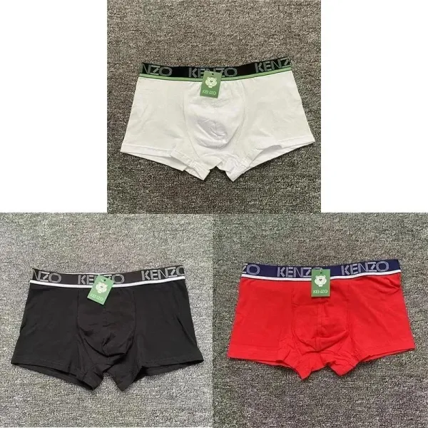 Kenzo Boxer Briefs in White, Black, and Red Underwear - 1