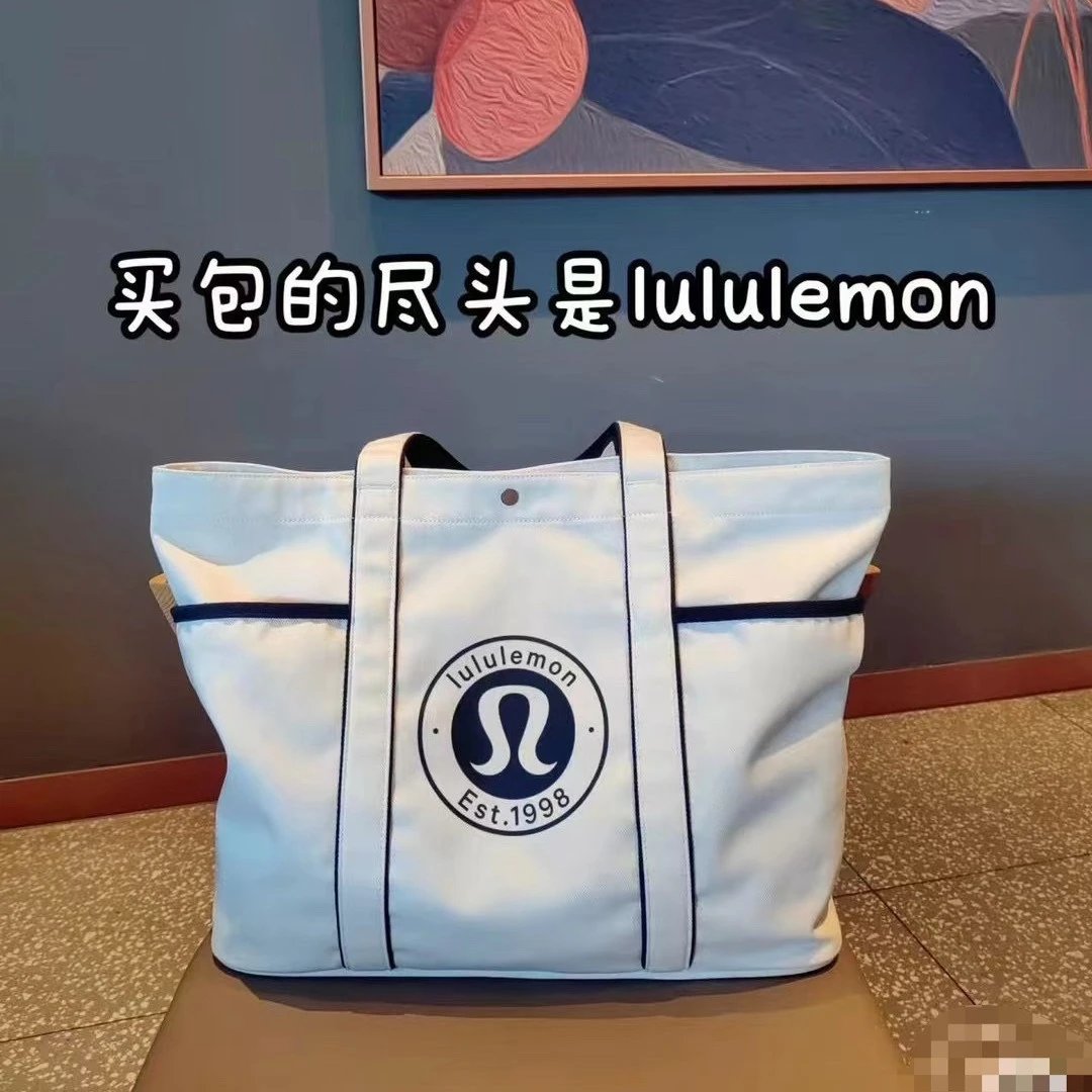 Daily多口袋设计帆布手袋帆布托特包健身运动户外大包女 - 131215