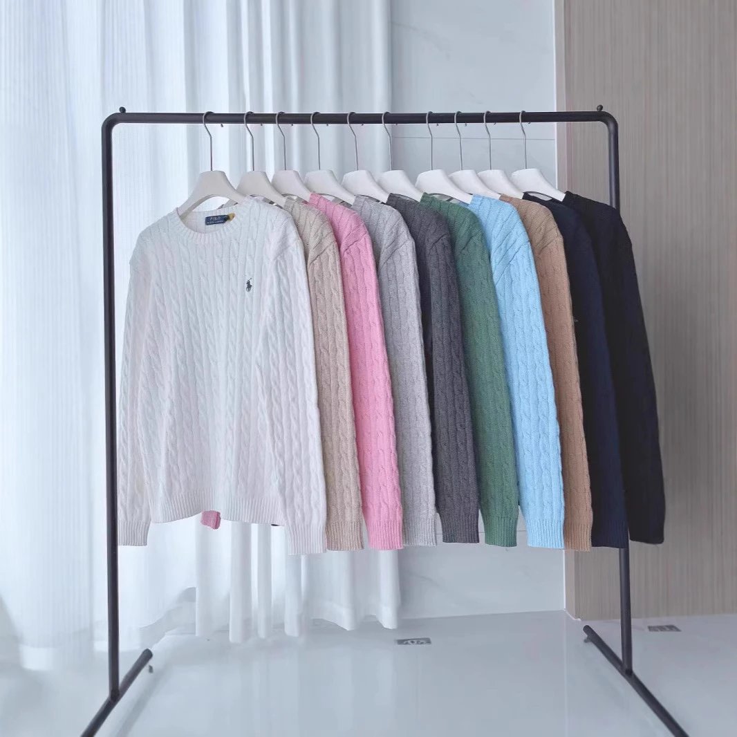 Cable Knit Sweater for Men - Classic Crewneck in Multiple Colors - 133333