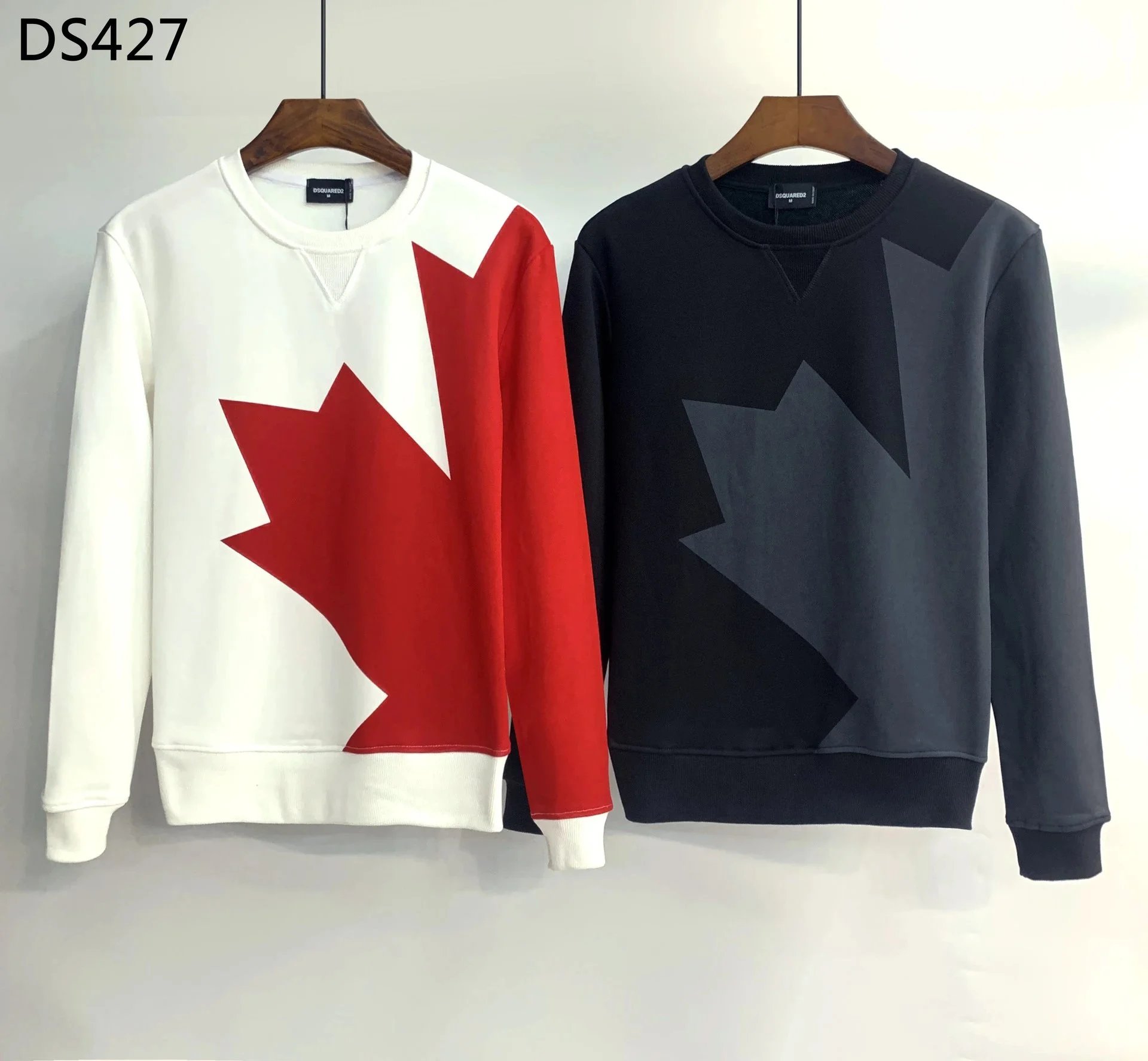 DSQUARED2 Canada Flag Sweatshirt Men's Crewneck Hoodie DS427 - 131079