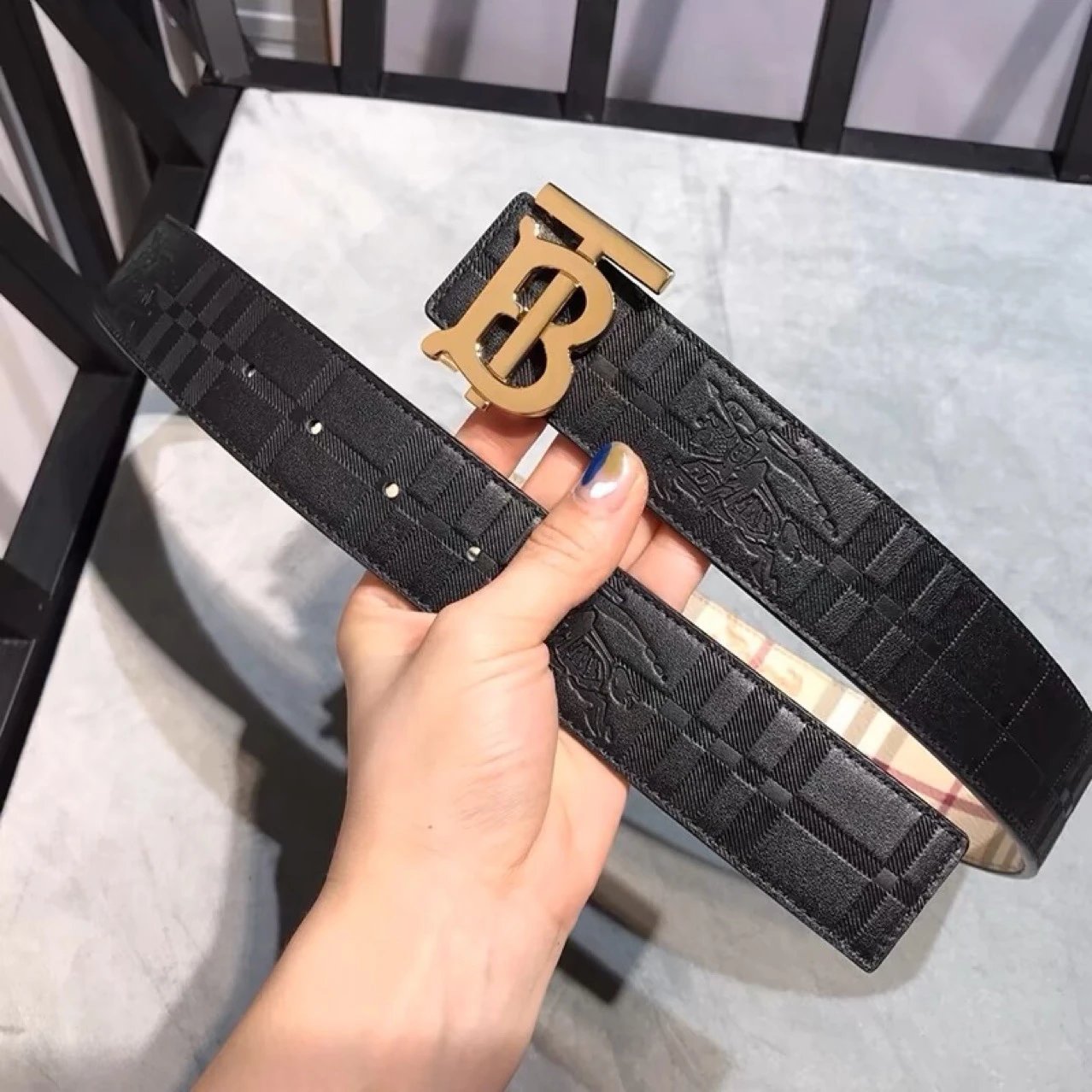 新款男士皮带]内穿二层牛皮商务腰带带休闲百搭裤带厂批发 - 132559