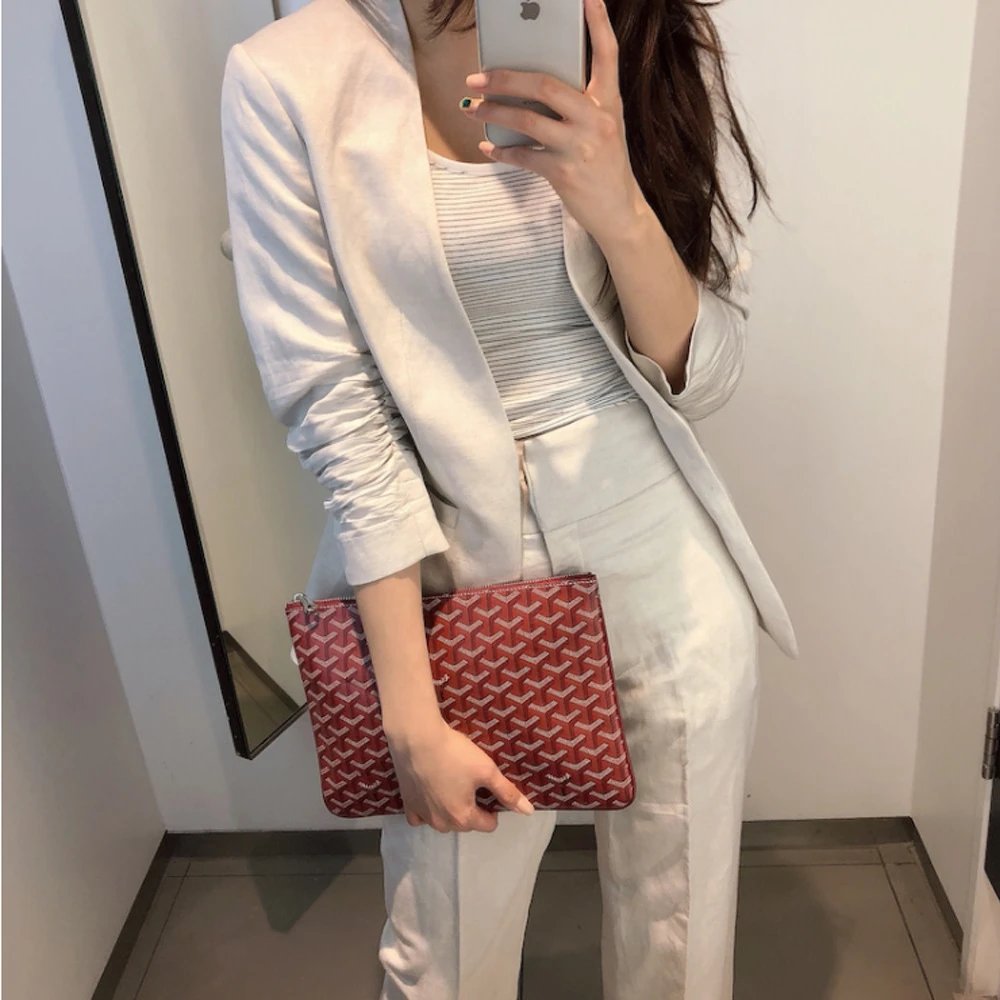 德手拿包 时尚文件包精美信封包手拎公文包中号男女同款 - 133929