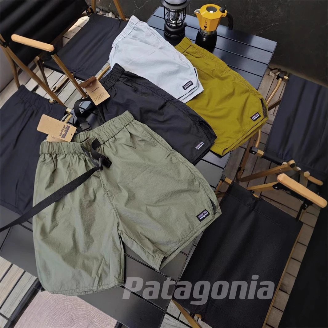 pata巴塔基础款户外速干机能宽松五分梭织短裤沙滩裤运动短裤男女 - 133915
