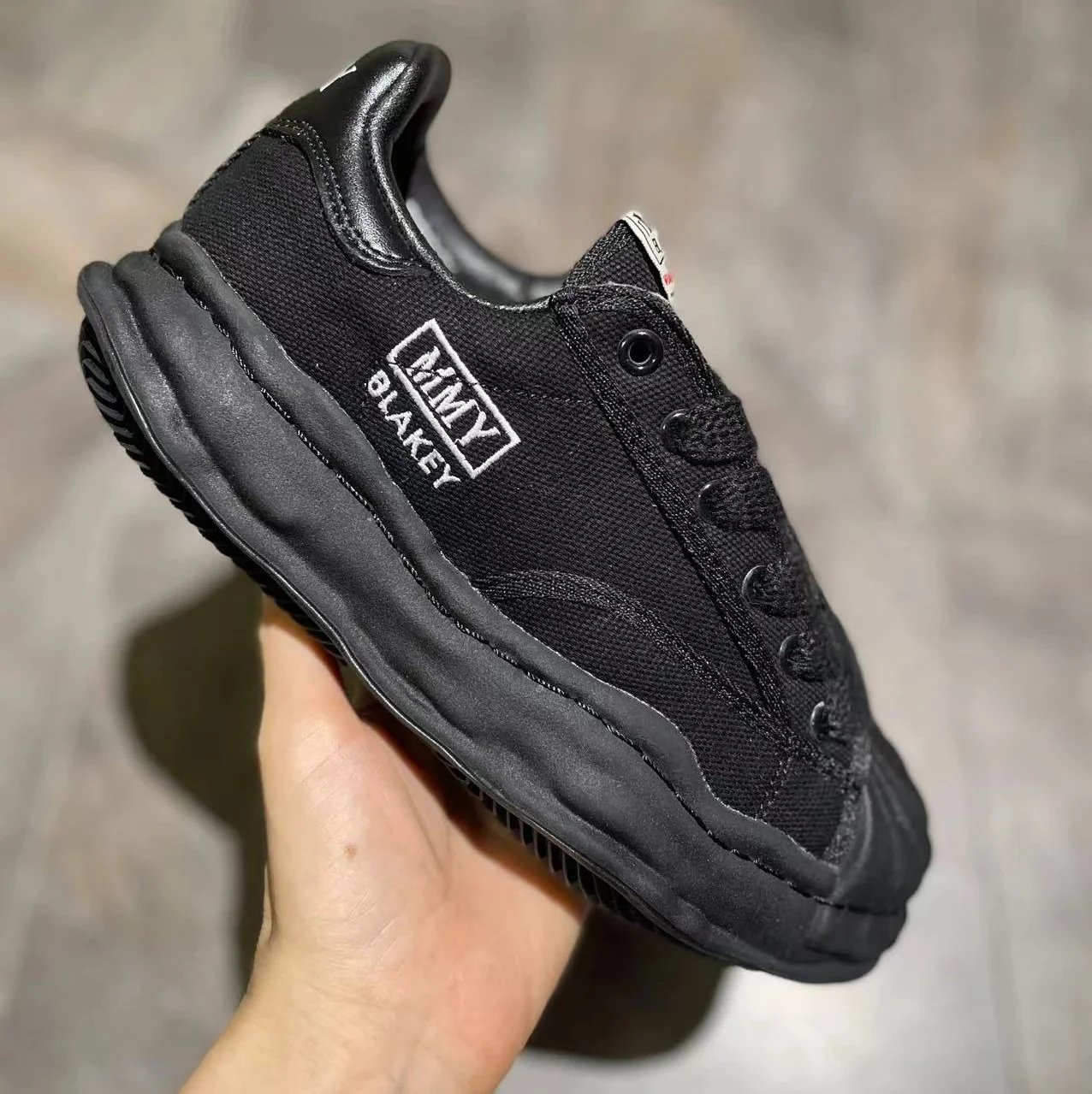 MMY Blakey Black Chunky Sneakers