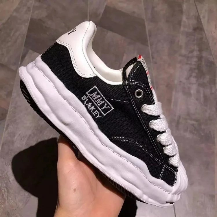 MMY Blakey Black and White Chunky Sneakers