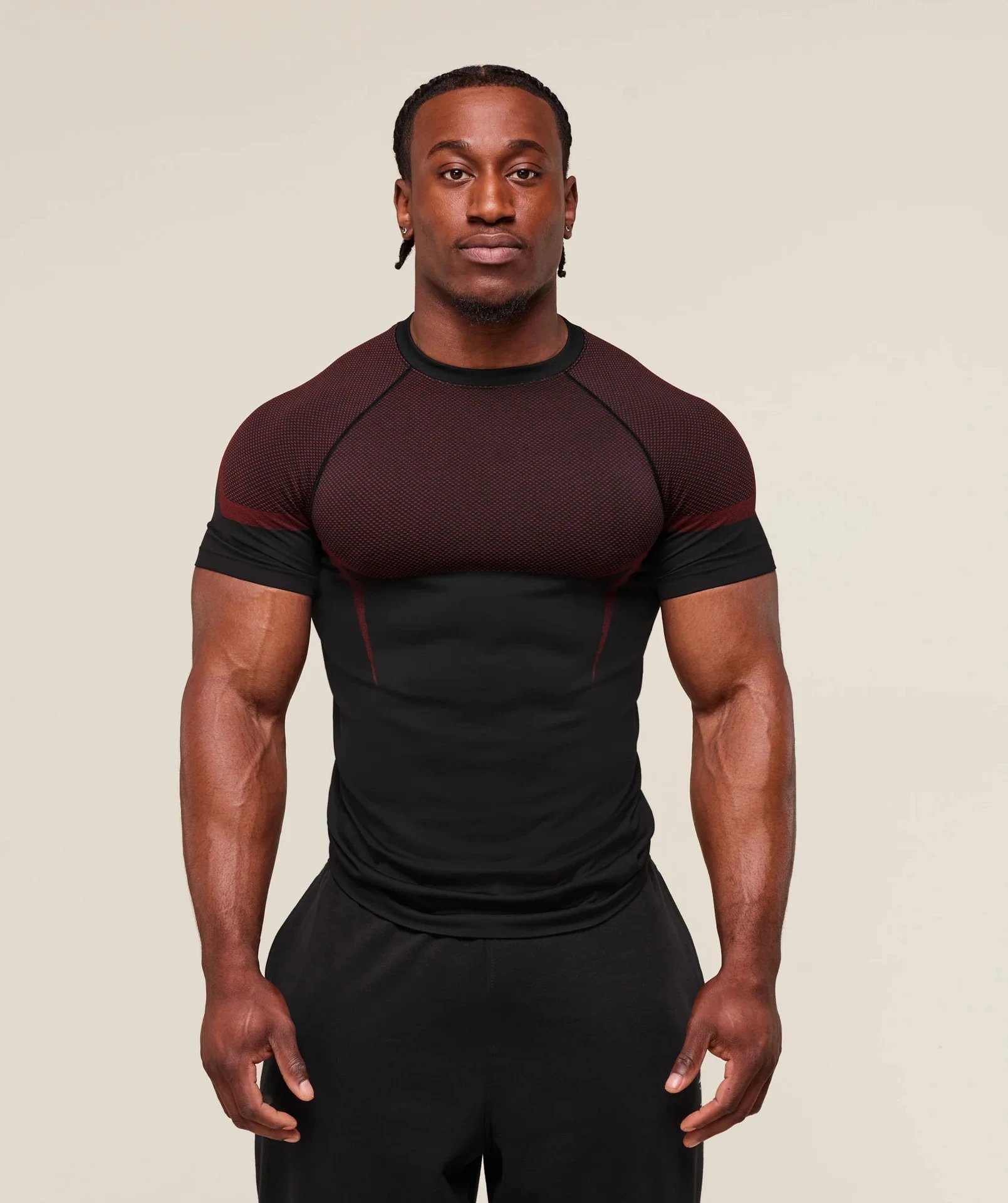 Black Red Solid