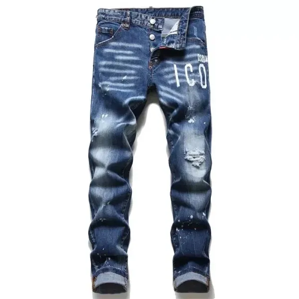 Dsquared2 Icon Distressed Blue Jeans - 1