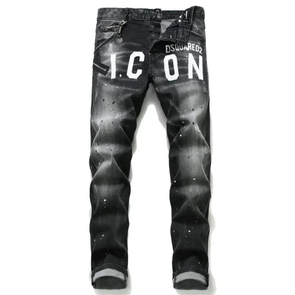 Dsquared2 Icon Distressed Black Jeans - 1