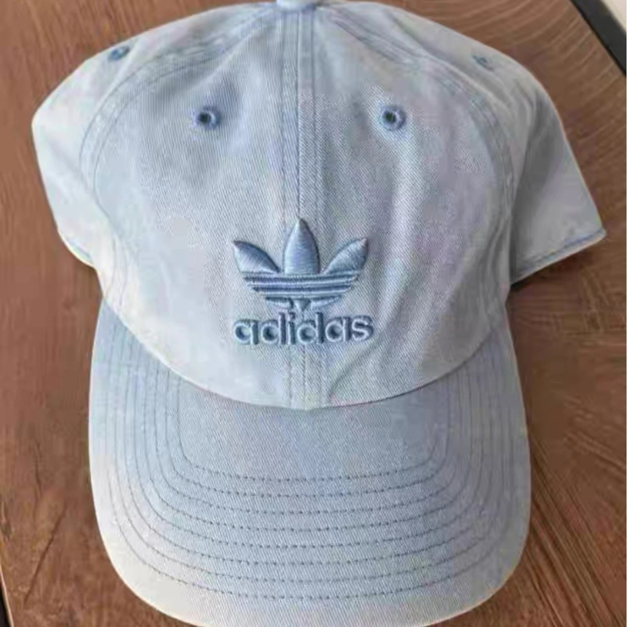 渐变牛仔蓝阿迪