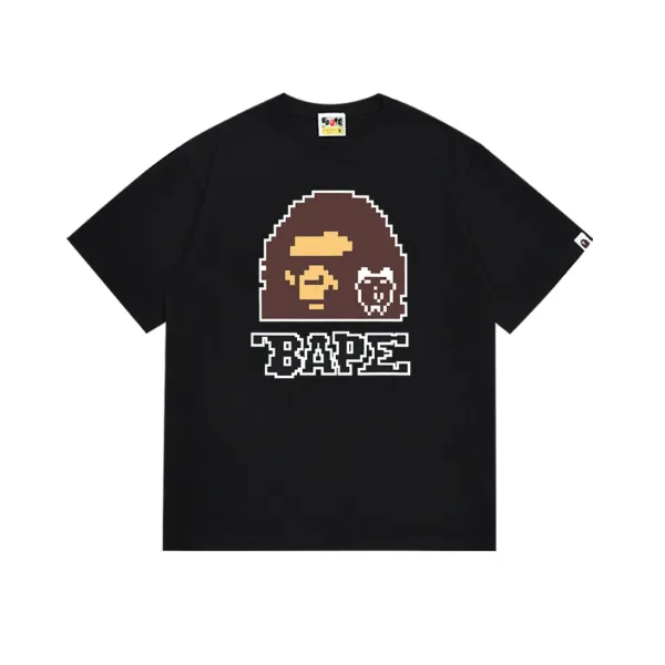 A Bathing Ape Pixel Black T-Shirt - 1