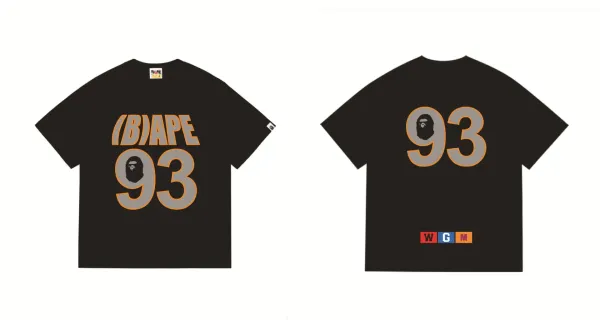 A Bathing Ape (B)APE 93 Graphic T-Shirt Black - 1