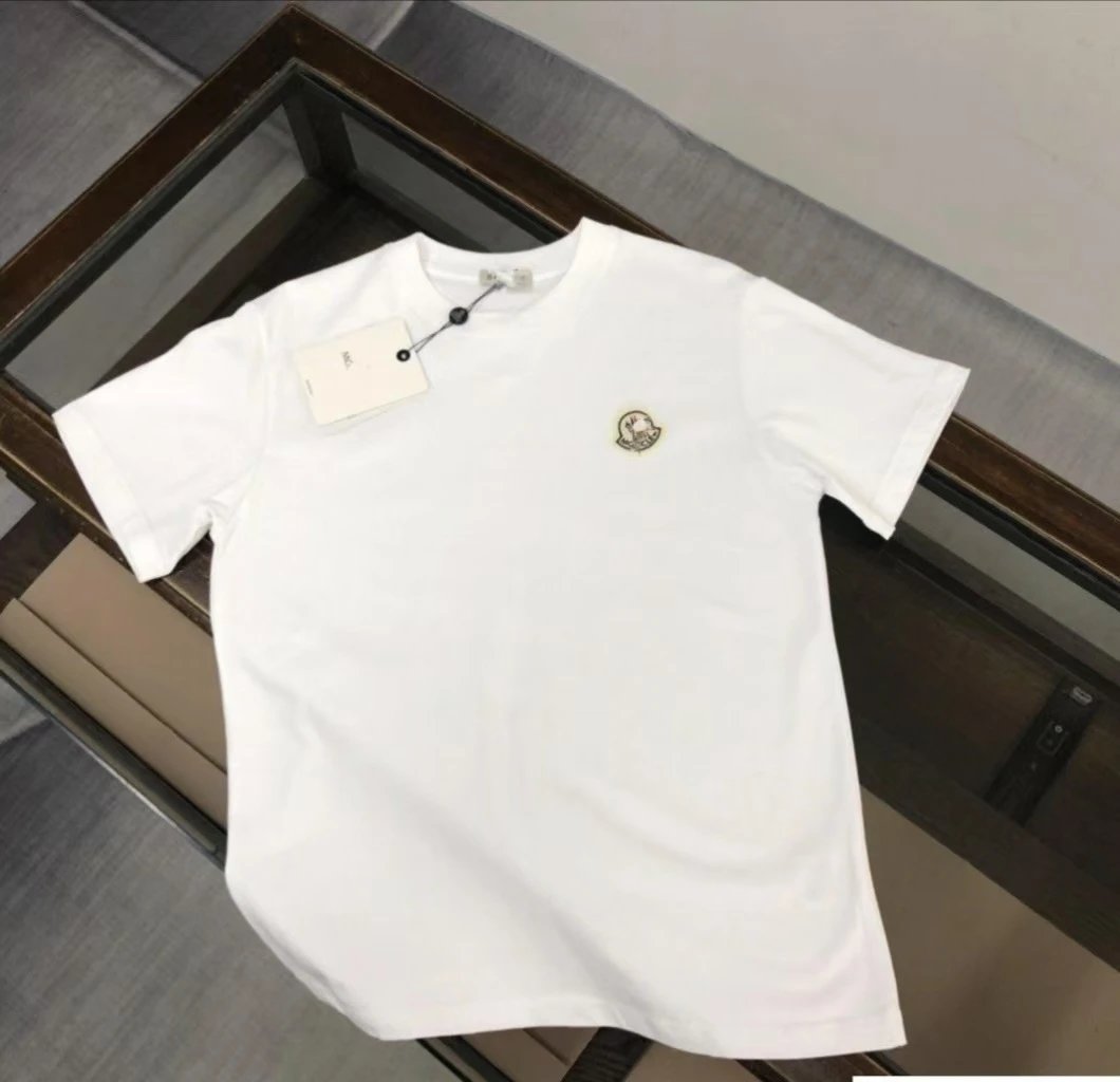 Moncler Logo White Classic Crewneck T-Shirt