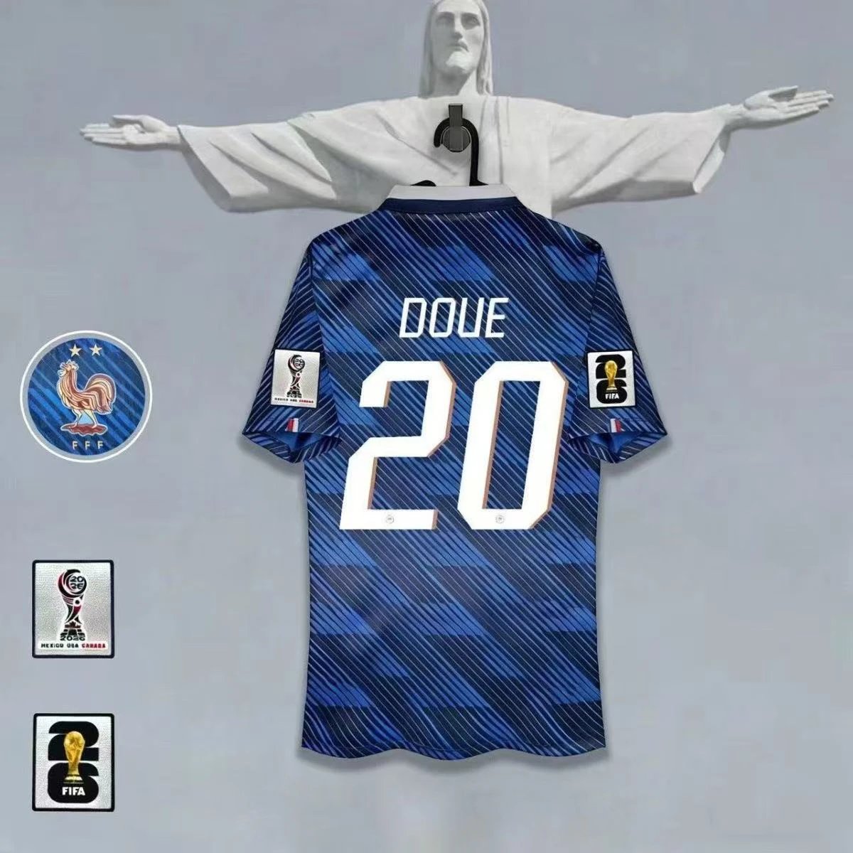 Unbranded Football Jerseys National Team Player Name and Number Jersey — France – Home, No. 20