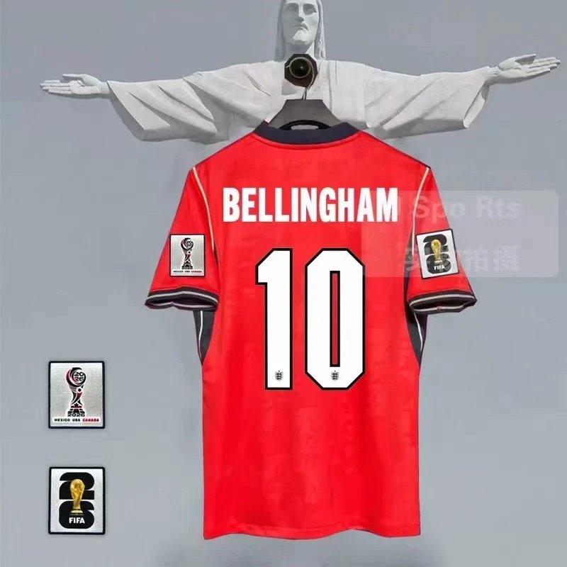Unbranded Football Jerseys National Team Player Name and Number Jersey — England – Away, No. 10