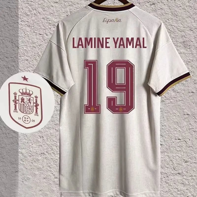 Unbranded Football Jerseys National Team Player Name and Number Jersey — Spain – Away, No. 19