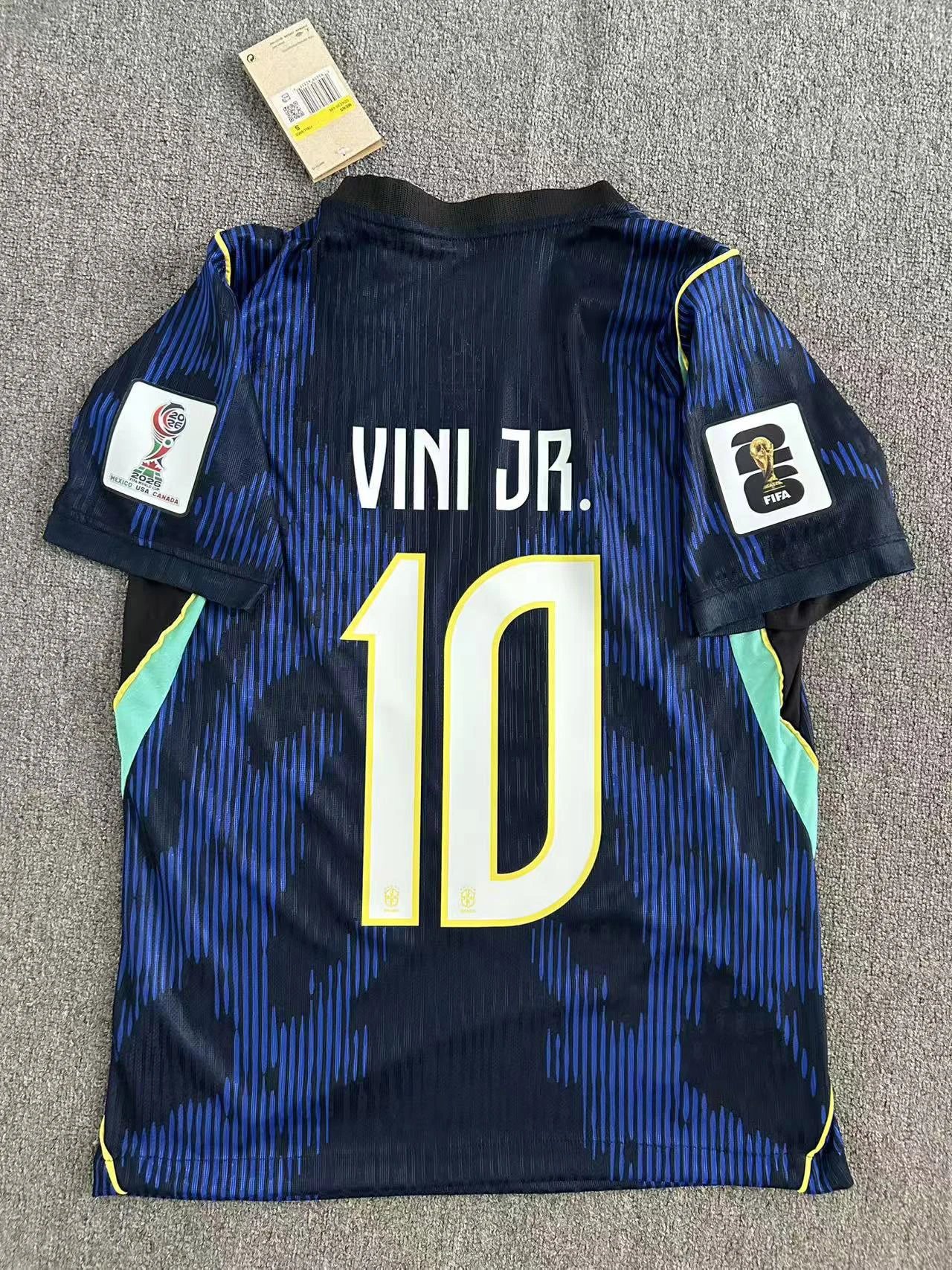 Unbranded Football Jerseys National Team Player Name and Number Jersey — Brazil – Away, No. 10