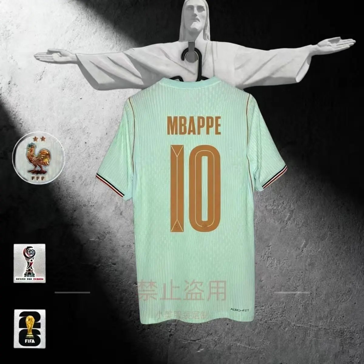 Unbranded Football Jerseys National Team Player Name and Number Jersey — France – Away, No. 10