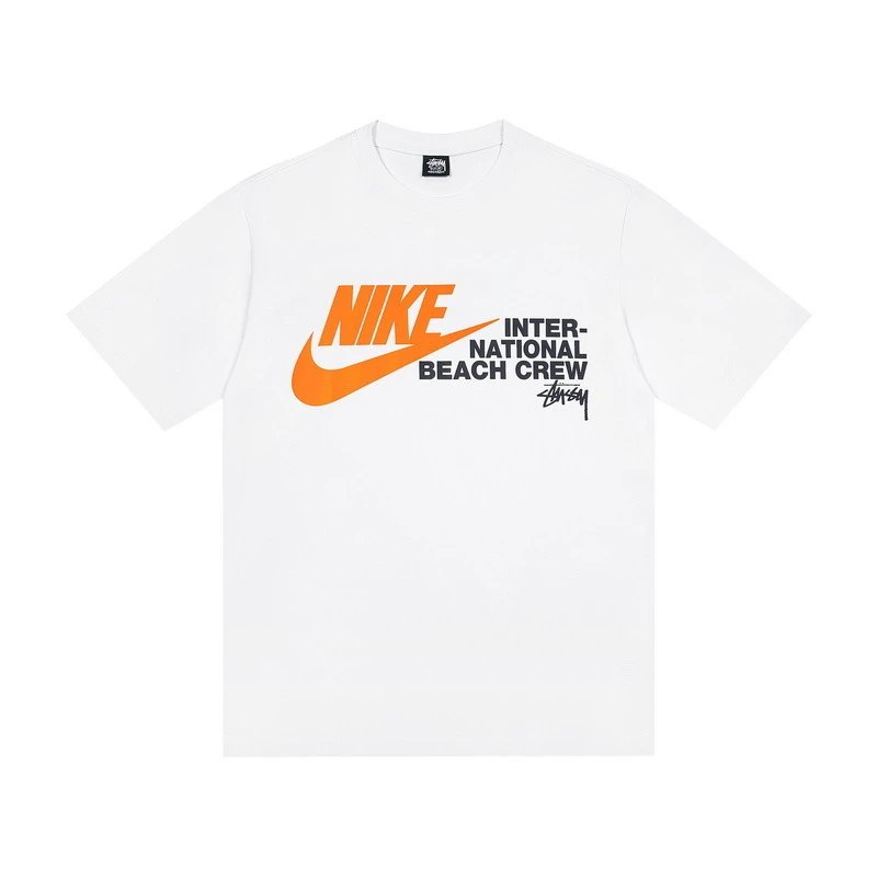 Stüssy T-Shirts Multicolor logo and skull graphic — G 500#white