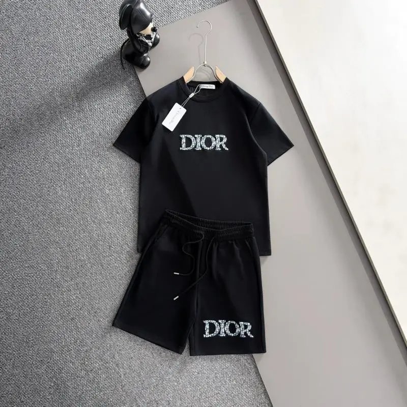 Balenciaga Matching Sets Short-Sleeve T-Shirt and Drawstring Shorts Set image 3
