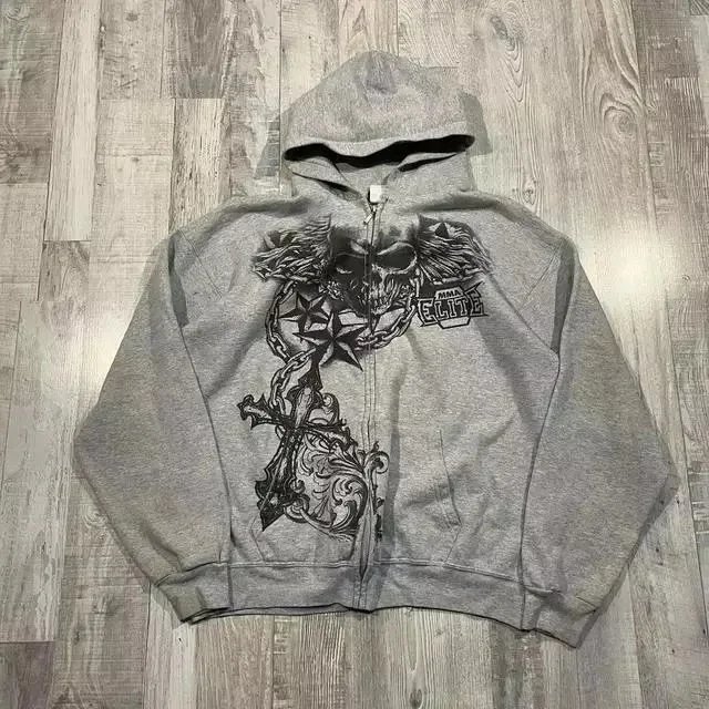 Grey zipper