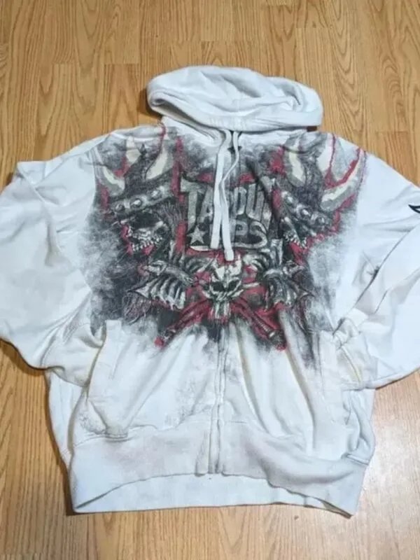 white zipper
