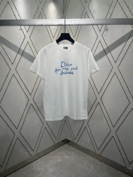 Dior 'D.I.T for My Real Friends' Black T-Shirt - 4