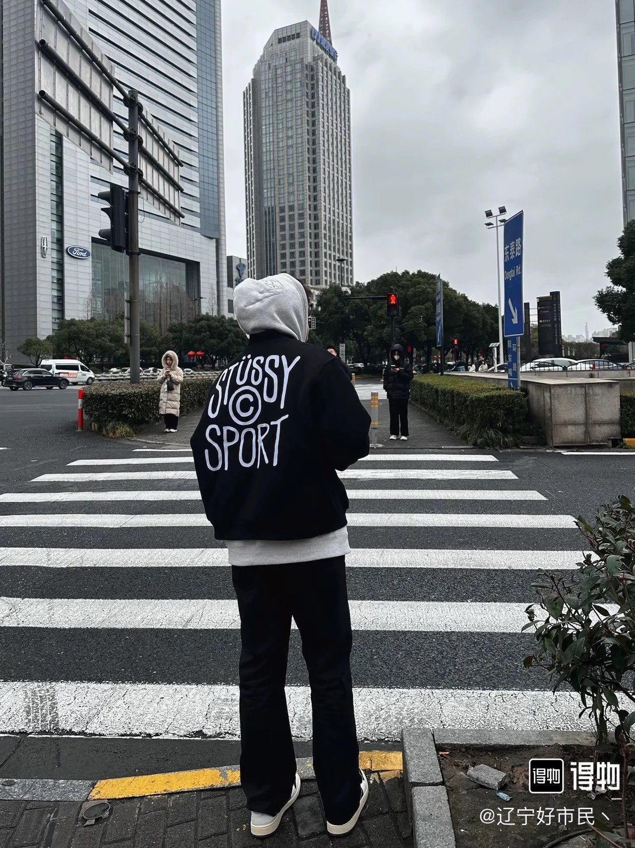 Stüssy Patchwork Bomber Jacket Black - 22