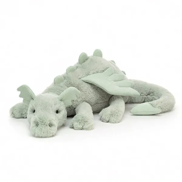 Design Jellycat Dragon Soft Toy Mint Green Plush Accessories - 1