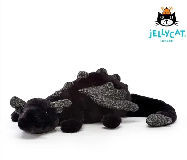 Design Jellycat Midnight Dragon Black Plush Toy Accessories - 1