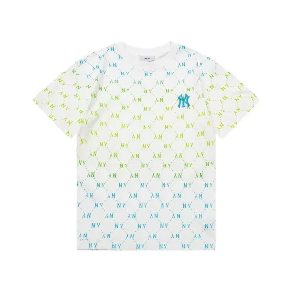 MLB New York Yankees All-Over Print T-Shirt White - 1