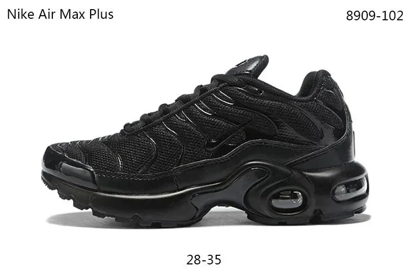 Nike Air Max Plus Black/Blue Sneakers - 25
