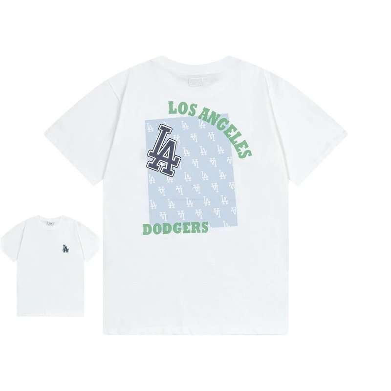 Los Angeles Dodgers Graphic Print White T-Shirt