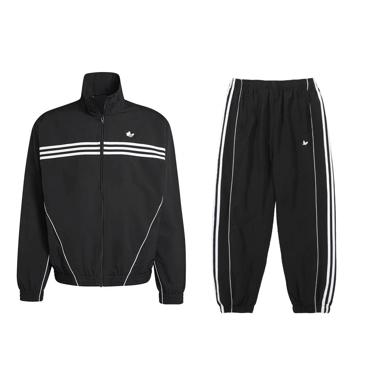 Striped Zip Cardigan Track Set