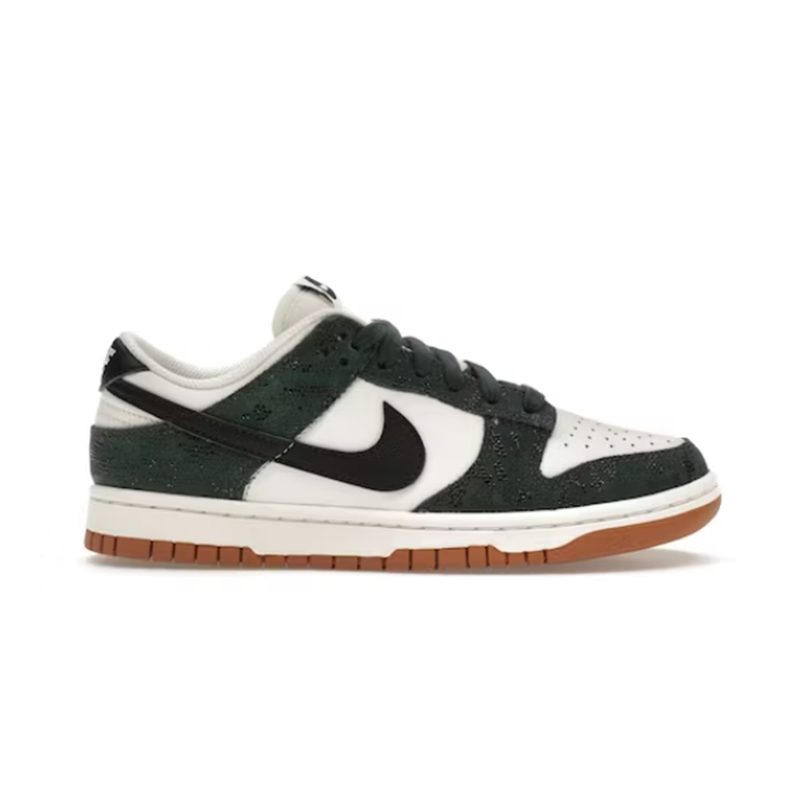 Nike Dunk Low Pine Green Suede Sneakers - 3