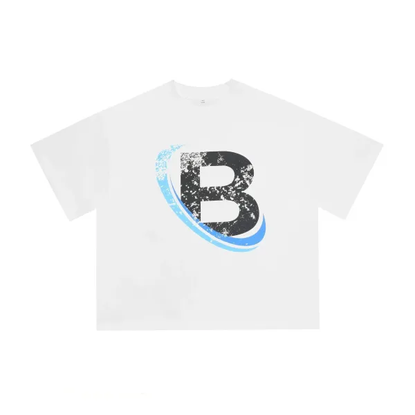 Design B Logo Graphic White T-Shirt - 1