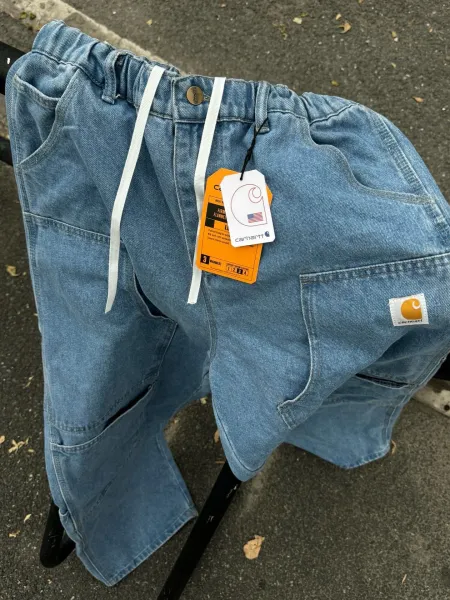 False Perception x The Simpsons Distressed Patchwork Denim Jeans - 8