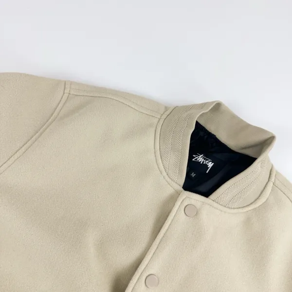 Stüssy Patchwork Bomber Jacket Black - 8