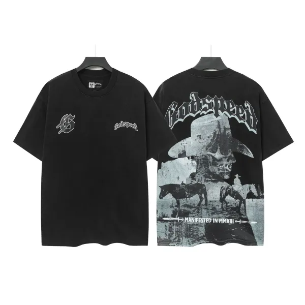 Godspeed Manifested In MMXIII Black Graphic T-Shirt - 1