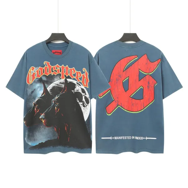 Godspeed Skull Hooded Reaper T-Shirt Black - 7