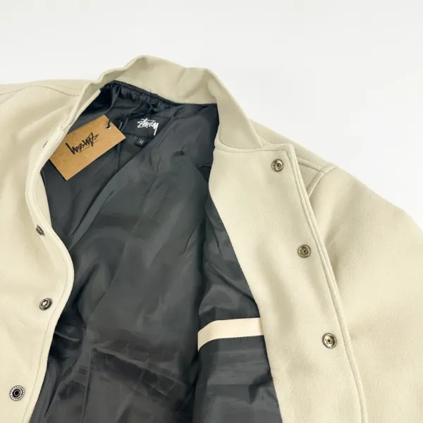 Stüssy Patchwork Bomber Jacket Black - 12