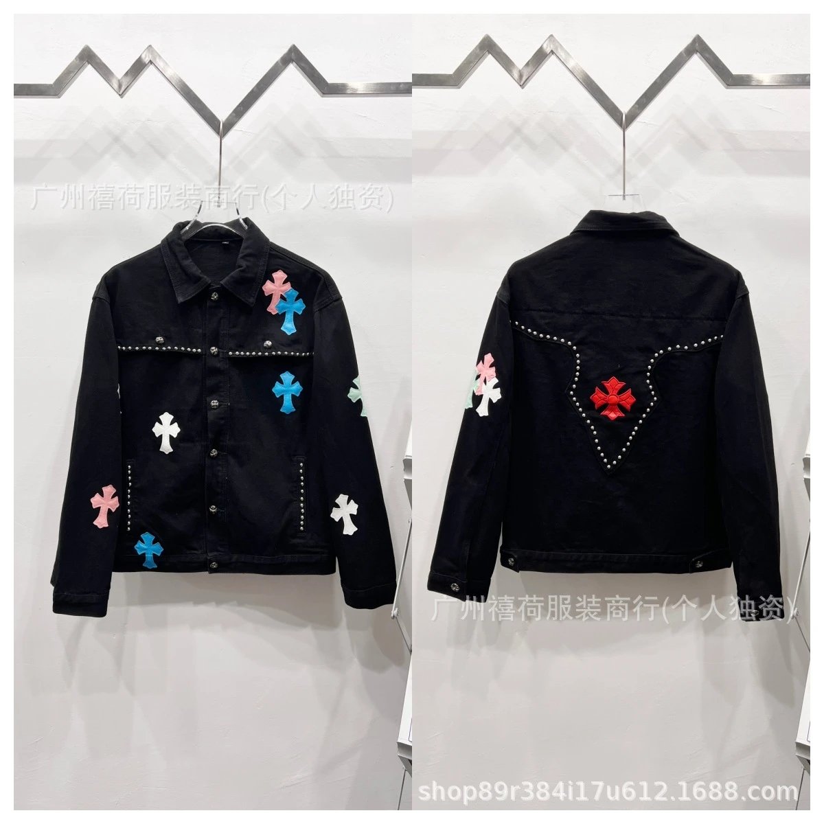 Dior Oblique Print Denim Jacket Navy Blue Denim-Jacket - 12
