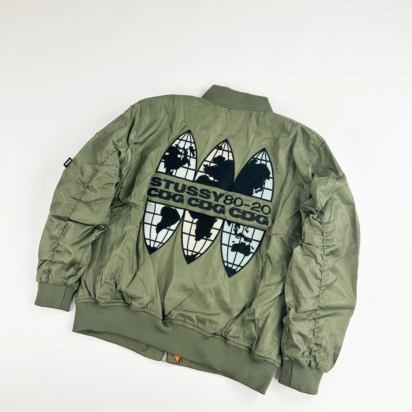 Stüssy Patchwork Bomber Jacket Black - 7