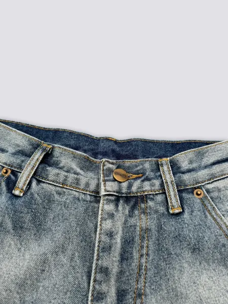 False Perception x The Simpsons Distressed Patchwork Denim Jeans - 10