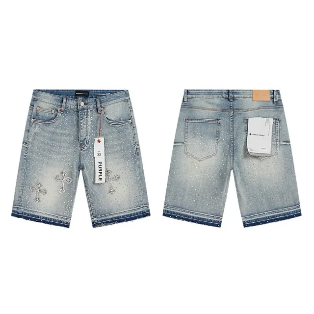 PURPLE BRAND Denim shorts product detail image 23