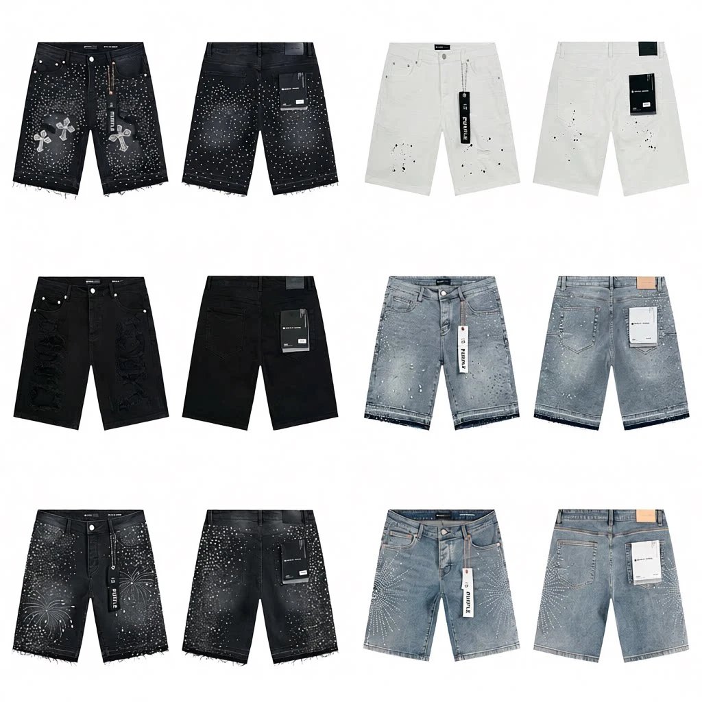 American high street loose and versatile jeans shorts