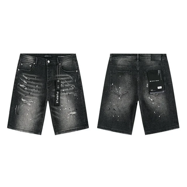 PURPLE BRAND Denim shorts product detail image 15