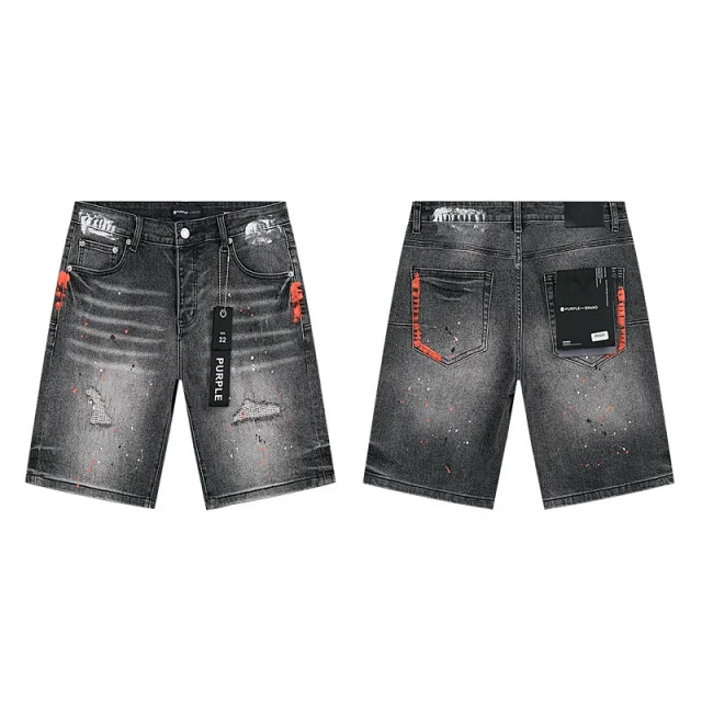 PURPLE BRAND Denim shorts product detail image 18